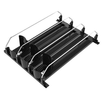 China 13mm Auto Feed Beverage Shelf Pusher System Start With 180mm Length Roller for sale