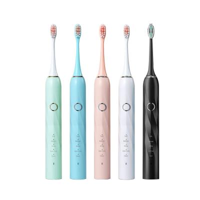 China Design Sense Sonic Electric Toothbrush Wireless Rechargeable Adult Couple Gift Group Purchase Sonic Type Vibration Electric Toot B-021 for sale