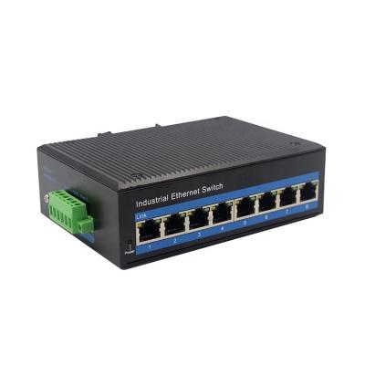 China Wholesale high quality custom 8 port industrial poe switch YHR08FP for sale