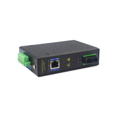 China 10/100Mb Hot Selling Industrial Single Mode 20km Fiber Optic Media Converter YHR11FP-SC20 for sale