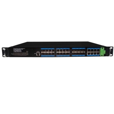 China Industrial Switch 24 SFP Gigabit Ethernet Handy Port Switch YH6248G4TS-SFP for sale