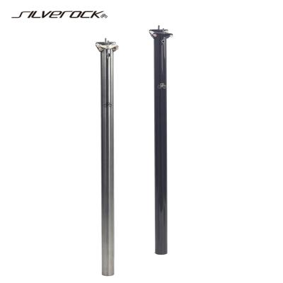 China SILVEROCK SR-SP002 Titanium Seatpost 33.9mm 34.9m x 600mm for BIRDY JAVA Folding Bike Seat Tube Post SR-SP002 for sale