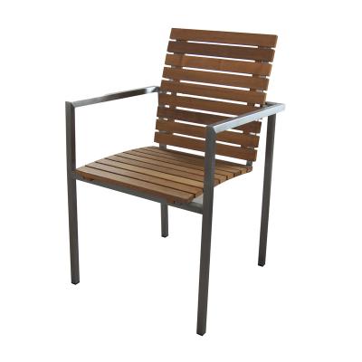 China Durable Stainless Steel Teak Outdoor Garden Furniture for sale