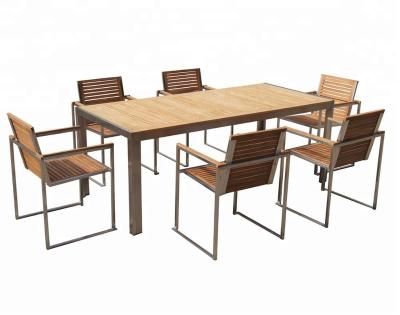 China Good Quality Outdoor Weather Furniture Garden Furniture Outdoor Teak Dining Set for sale