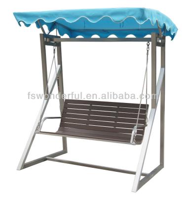 China Outdoor Sun Sofa WF-Y0006S Garden Stainless Steel Canopy Swing for sale