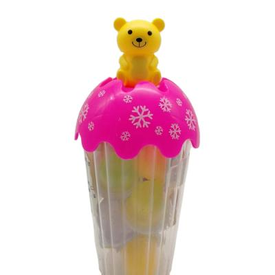 China Mini Size Drink Cup Jar Natural Shaped Jar Jelly And Pudding Animal Jelly Snack Food For Kids Fruit CN Flavor Ball Shape; FUJ Support for sale