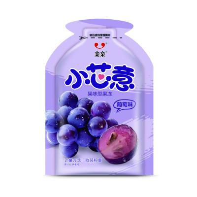 China Grape Flavor Natural Custom Squeeze Jelly Children Snack Food With Halal Certification for sale