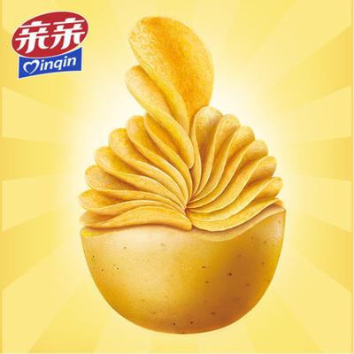 China Full Size Commercial Potato Chip Maker Custom Sweet Potato Chips for sale