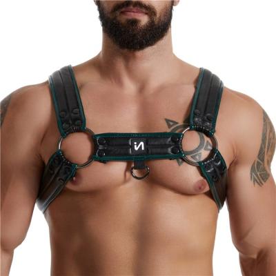 China Fetish Men's Erotic Body Kit Bondage Harness Polyester/PU Leather Sex Bondage for sale