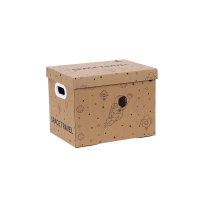 China Recyclable Super Popular Customized High Quality Paper Cardboard Cardboard With Handle For House Moving for sale