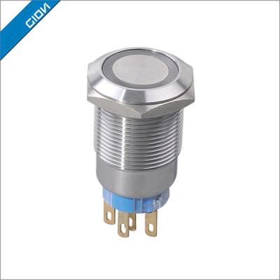 China IP67 Push Button 22mm Metal Switch LED Anti Vandal LA156-GQ19-11E for sale