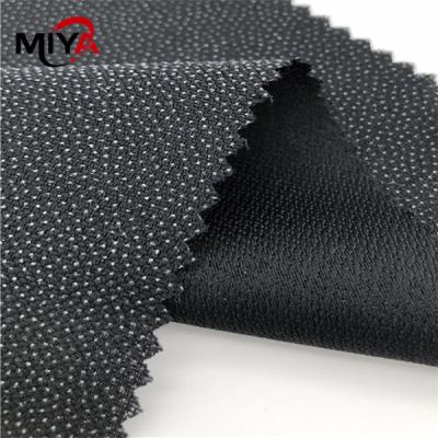 China 100% Polyester Water Jet Woven Fusible Interlining Shrink Resistant zu verkaufen