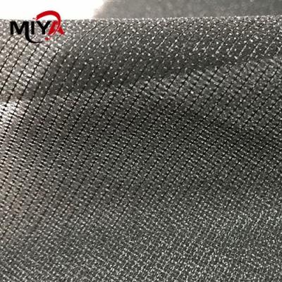 China Gestricktes Ausdehnungs-40gsm gesponnenes gesponnenes Trikot-schmelzbares zwischenzeilig schreibendes Gummiband zu verkaufen