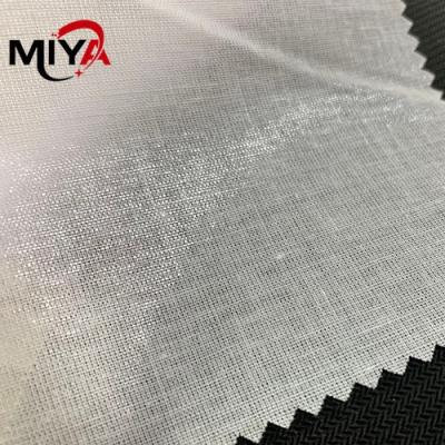 China capa doble fusible tejida 65gsm del PA del HDPE de los lados que interlinea en venta