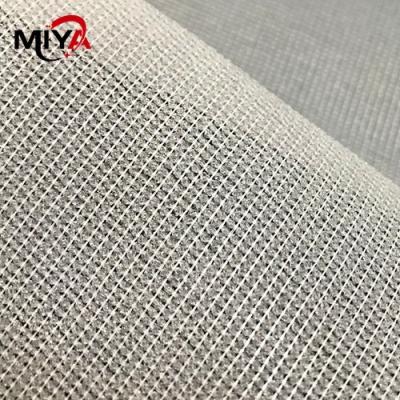 China 40GSM Gebreide Geweven tricot Smeltbare Omzettende 100% Polyester Te koop