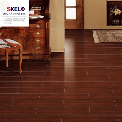 China 800x150 Rustic Anti-Slip Living Room Floor Tiles Brown Original Non-Slip Wooden Floor Tiles for sale