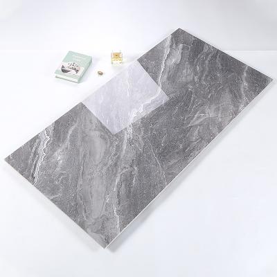 China 750*1500mm Modern Dark Gray Full Body Marble Porcelain Floor Tile for sale