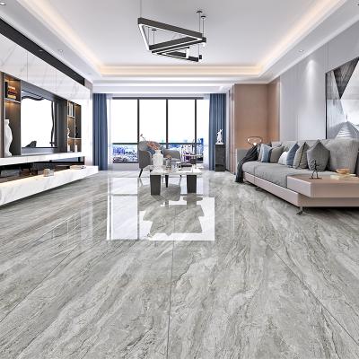 China Modern 750*1500mm Gray / White Color Infinitely Connected Texture Full Body Big Marble Porcelain Slab Tile for sale