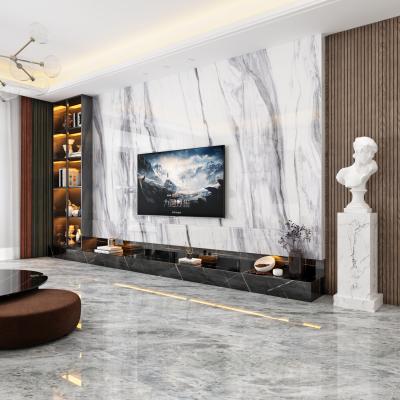 China Big Size Polished White Marble Tiles For Home/Office/Hotel/Shop Etc. 900x1800mm porcelain calacatta for sale