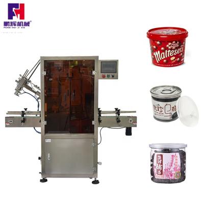 China Food aluminum foil capping machine latest automatic bottle from original factory, screw capping machine high speed for sale