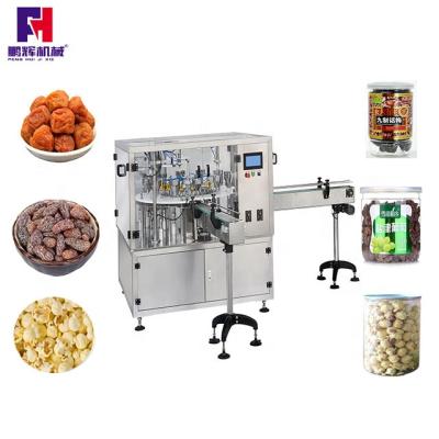 China Food PLC controlled bottle filling machine can be matched with labeling machine and aluminum foil sealing machine for sale