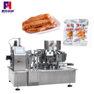 China High Speed ​​Automatic Rotary Food Gas Vacuum Packing Machine for sale