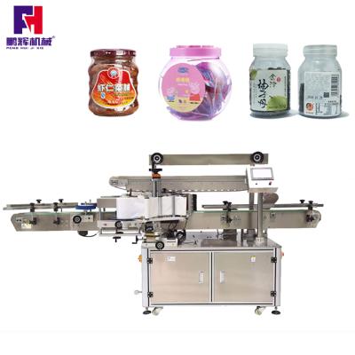 China Food China Supplier Automatic Bottles Double Side Labeling Machine for sale