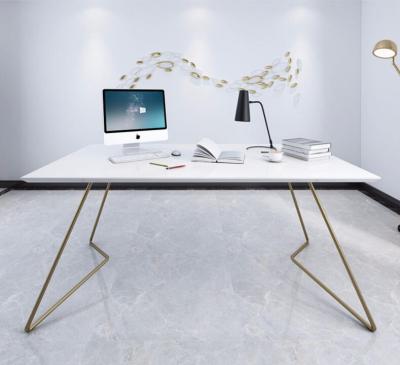 China Modern Simple Style Office Table Study Laptop Lap Desk Solid Wood White Solid Wood Working Table For Office for sale