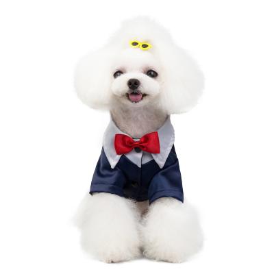 China Viable Custom Wholesale Pet Apparel Dog Clothes Dog Wedding Dress Costume for sale