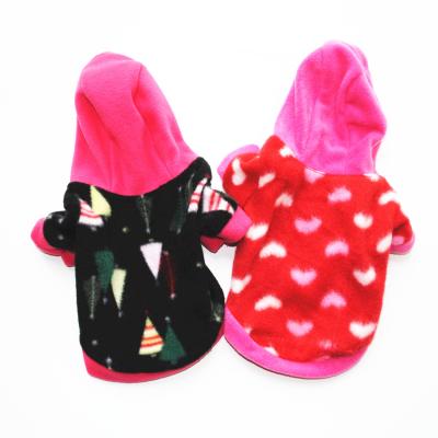 China SHUKI Custom Wholesale Winter Pet Stocked Apparel Dog Clothes Fleece Warm Elastic Dog Hoodie for sale