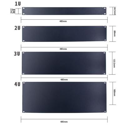 China SPCC Price Best Price Network Cabinet 1U Cable Management 1U Cold Rolled Steel High Quality Empty Panel for sale