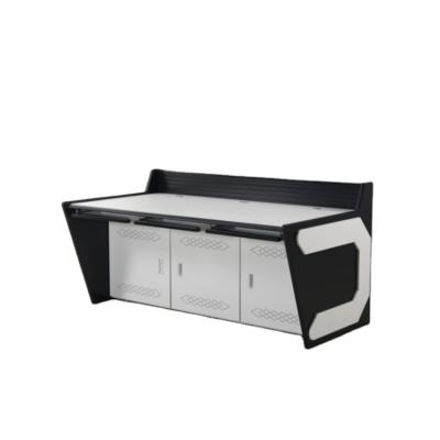 China Monitor Workbench Surveillance Equipment Contemporary Manufacturing Steel Console for sale