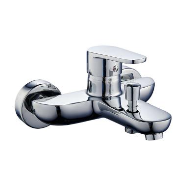 China Without Slide Bar China Ware Design Modern Wall Mount Bath Shower Faucets for sale