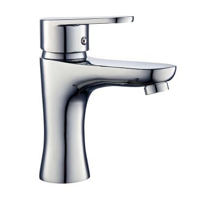 China New Design Taps New Design Metered Hot Cold Two Way Single Handle Pillar Basin Faucet for sale