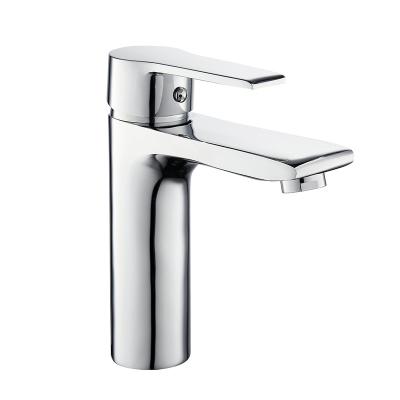 China Metered Faucets Zinc 40MM Sanitary Cartridge Single Lever Basin Sink Home Water Faucet for sale