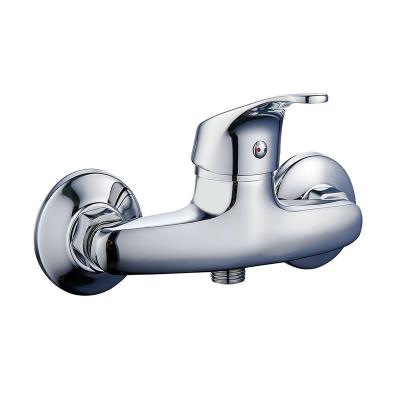 China Without Slide Bar High Quality European Wall Mounted Zinc Faucet Bathroom Shower for sale