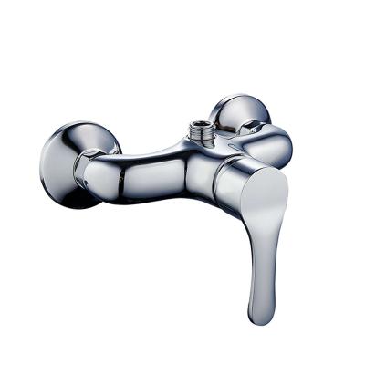 China Without Sliding Bar Joy Modern Single Handle Bathroom Shower Wall Mounted Brass Mixer Tap for sale