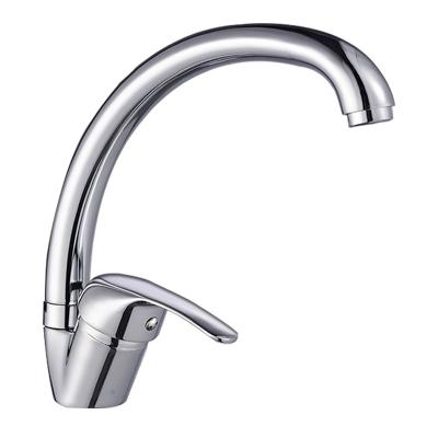 China China Hot Cold Two Way Brass Water Tap Modern Long Neck Type Kitchen Sink Faucet for sale