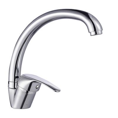 China China taizhou modern long gooseneck design brass kitchen faucet sink for sale