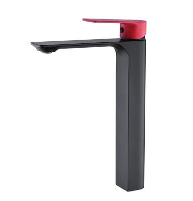 China NEW DESIGN COPPER FAUCETS GOOD QUALITY DOSED BLACK BASIN TAP TOP for sale