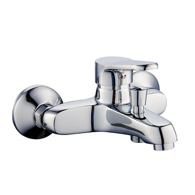 China Without Brass Ceramic Diverter Slide Bar Cartridge Wall Mounted Tub Faucet for sale