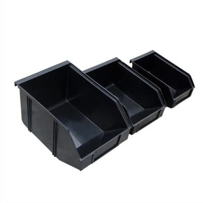 China Industry B002 Antistatic Cleanroom Box Black Safe Antistatic Plastic Component/Esd Box 165*120*60mm Electronic SMT Component Box for sale