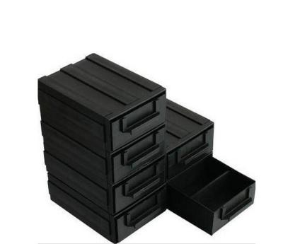 China Antistatic Plastic Drawer Box/138*92*48mm Plastic Box/ESD Black B015 Component Box for sale