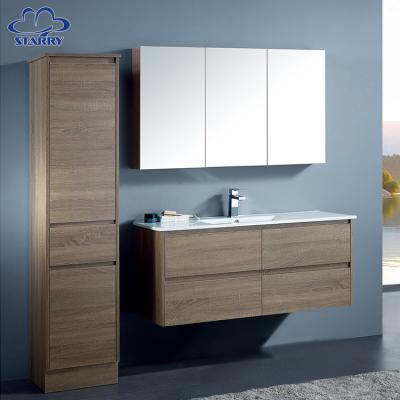 China New Zealand modern country style good quality modern shower room side cabinet and wholesale price bathroom vanity sink for sale