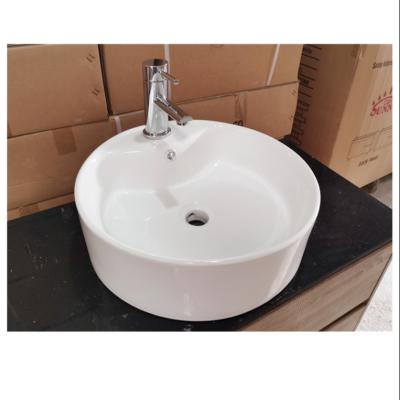 China Modern Luxury Ceramic Bathroom Vanity Double Sink Vessel Sundowner Bathroom Sinks for sale