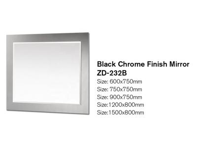 China Double Arm Extend Glass Bathroom Framed Decorative Mirror Wall Mirror for sale