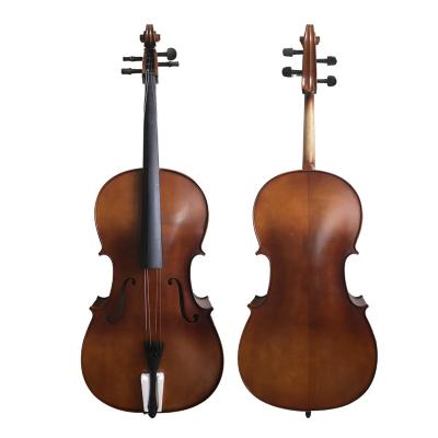 China High Grade Solid Impeccable Ebony Accessories Advanced Silent 4/4 Solid Cello (CS101E) for sale