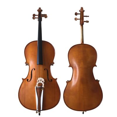 China Matte Varnishing Beginner Solid Cello Red-Brown High Quality Professional Solid Flawless (CS103B) for sale