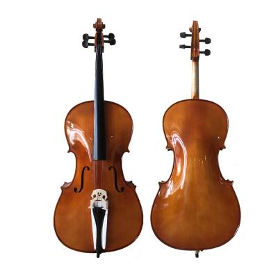 China China 3/4 1/2 1/4 1/8 1/10 Antique Solid Gloss Varnish 4/4 Solid Cello (CS102H) for sale