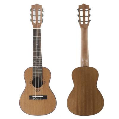 China Plywood Custom Six String Instrument 28 Inch Mahogany Guitarlele Ukelele (PUK-01) for sale